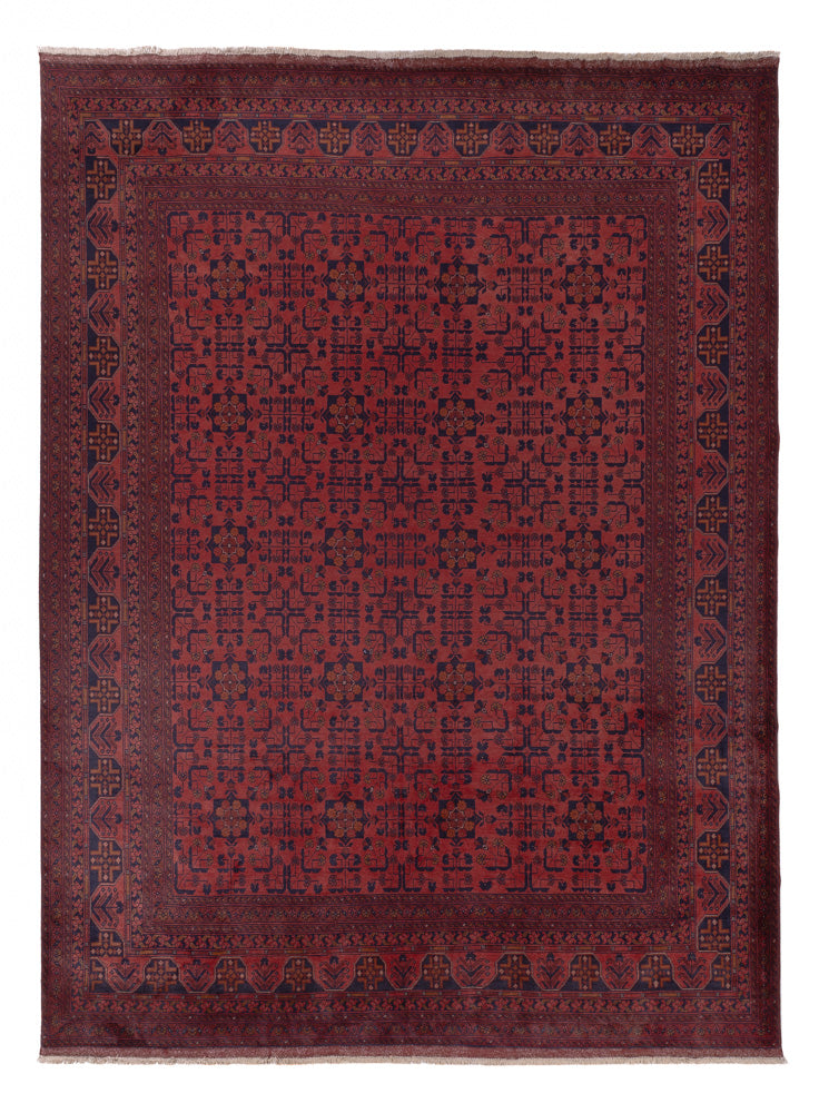 Afghan Rug - Kunduz - 340 x 254 cm - red