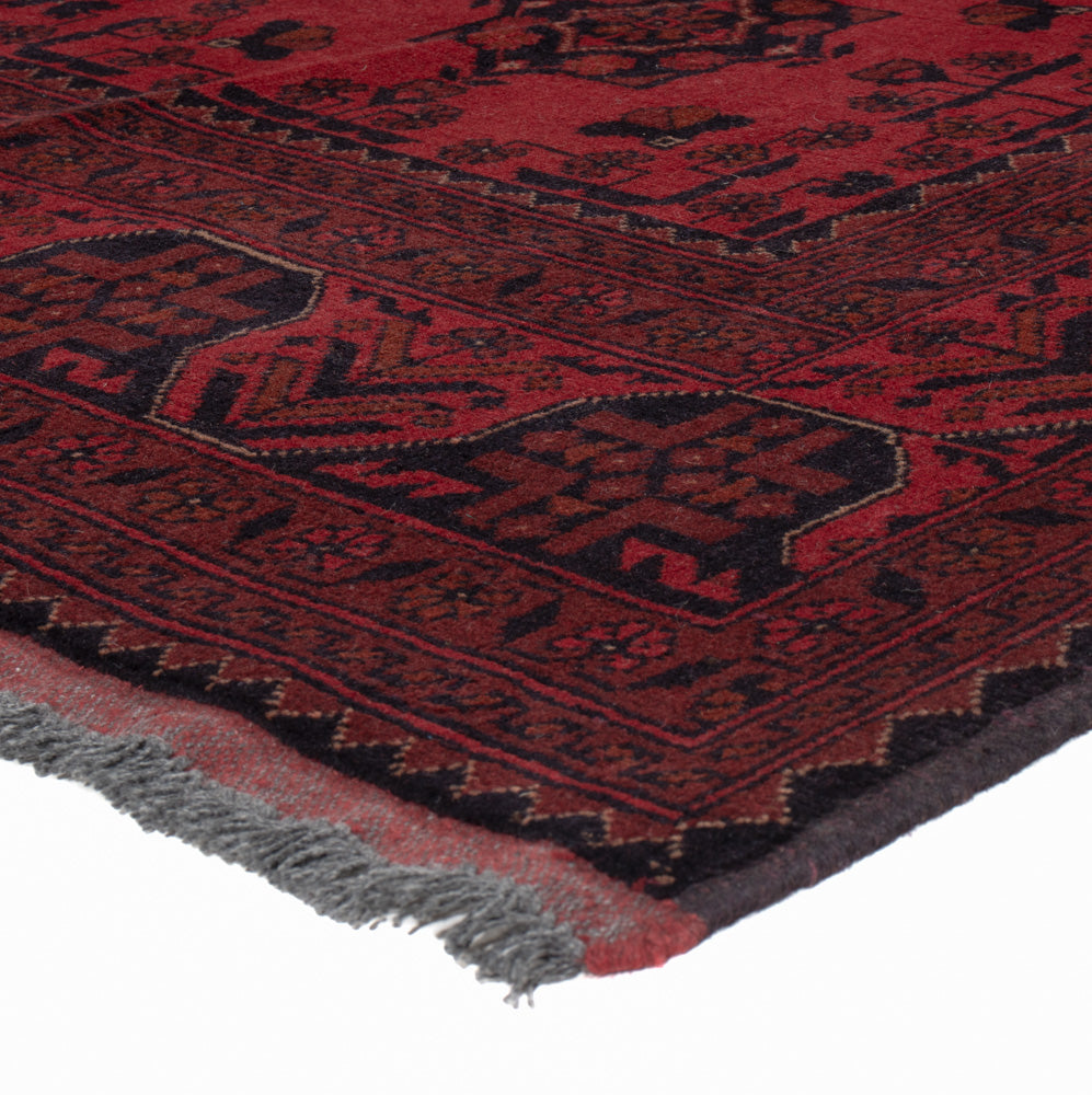 Afghan Rug - Kunduz - 200 x 153 cm - red