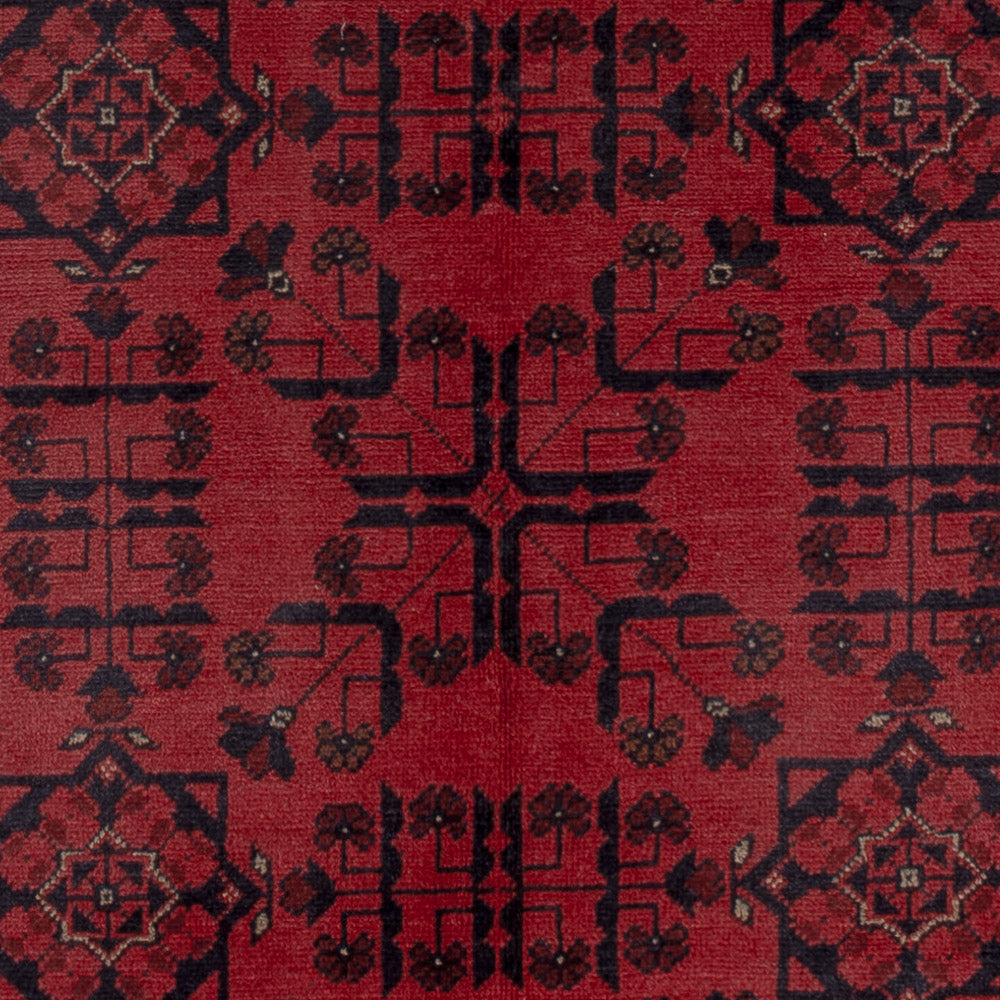 Afghan Rug - Kunduz - 198 x 150 cm - red
