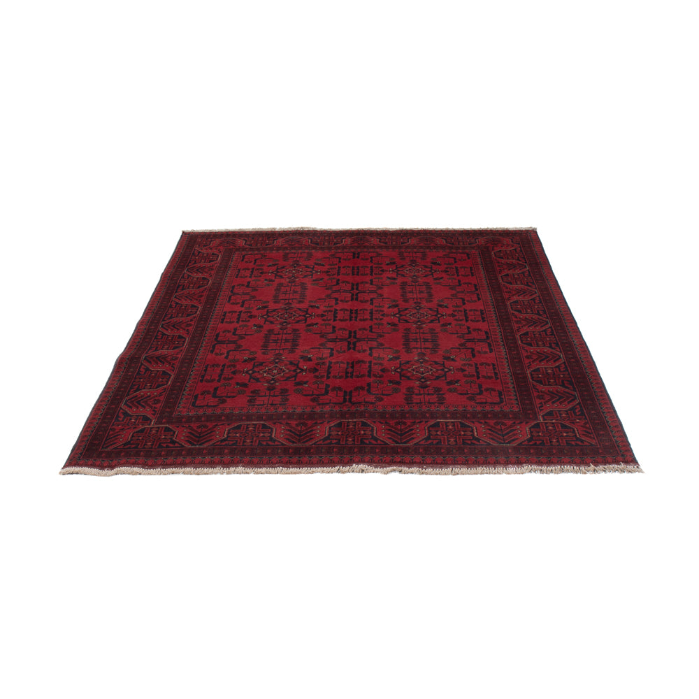 Afghan Rug - Kunduz - 198 x 150 cm - red