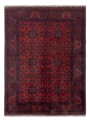 Afghan Rug - Kunduz - 196 x 149 cm - red