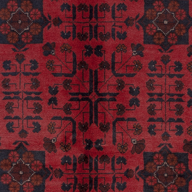 Afghan Rug - Kunduz - 196 x 150 cm - red