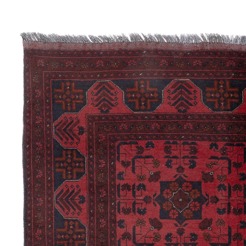 Afghan Rug - Kunduz - 196 x 150 cm - red
