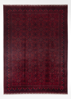 Afghan Rug - Kunduz - 354 x 248 cm - red