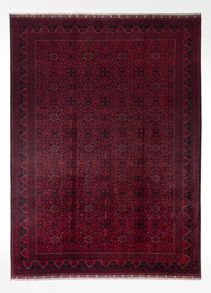Afghan Rug - Kunduz - 354 x 248 cm - red