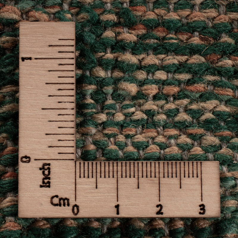 Kelim Rug - Splash - 394 x 313 cm - green