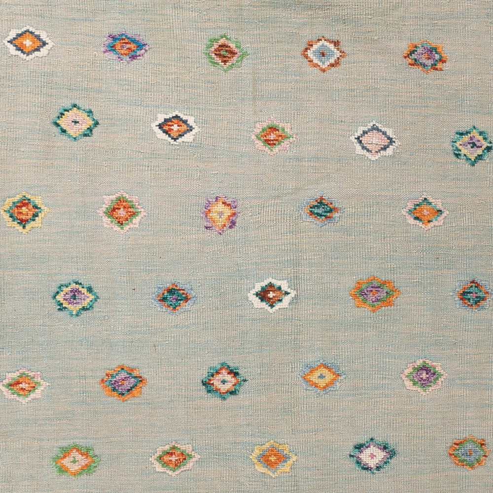 Kelim Rug - Splash - 357 x 256 cm - grey