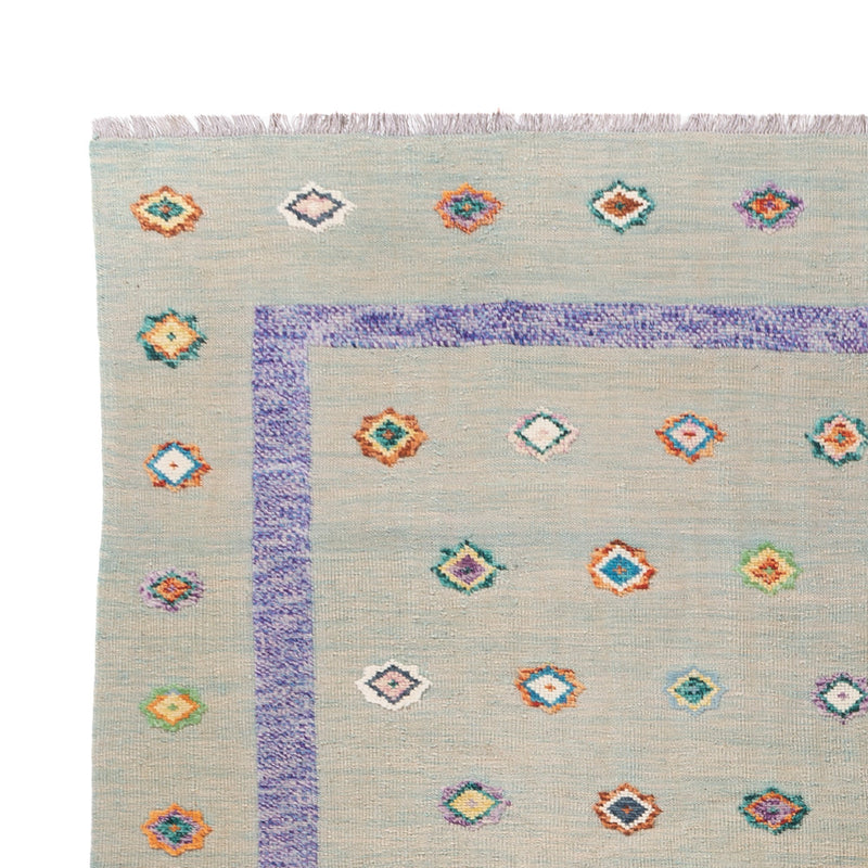 Kelim Rug - Splash - 357 x 256 cm - grey