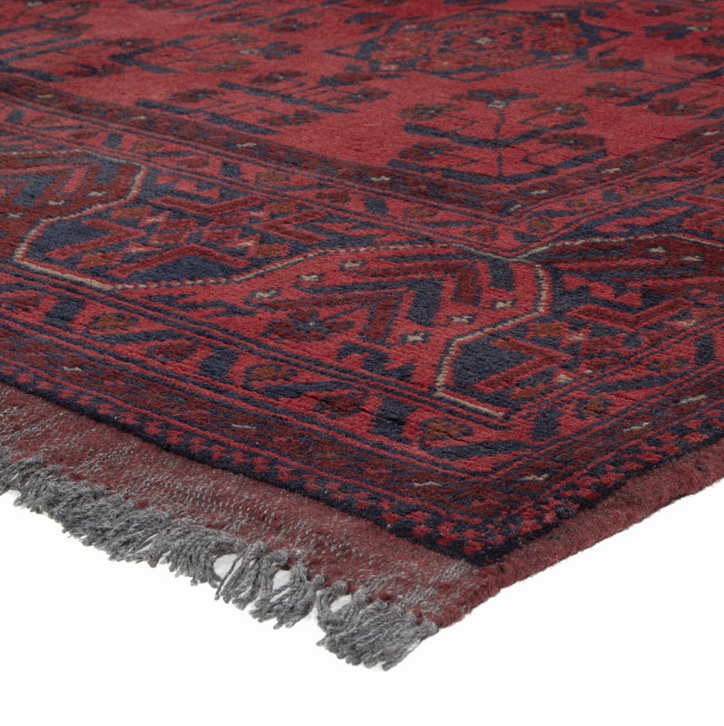 Afghan Rug - Kunduz - 197 x 148 cm - red