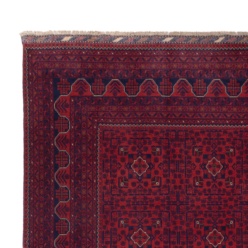 Afghan Rug - Kunduz - 340 x 254 cm - red