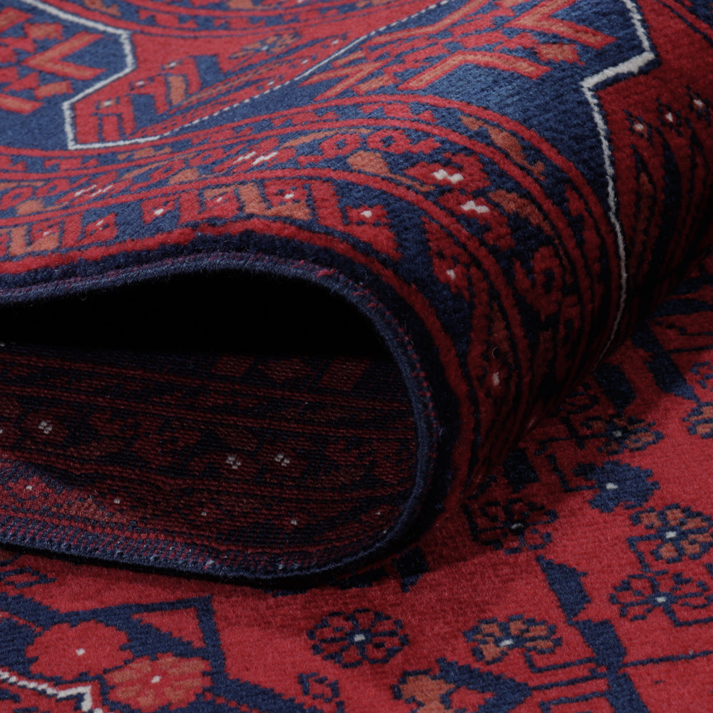 Afghan Rug - Royal - 197 x 153 cm - red