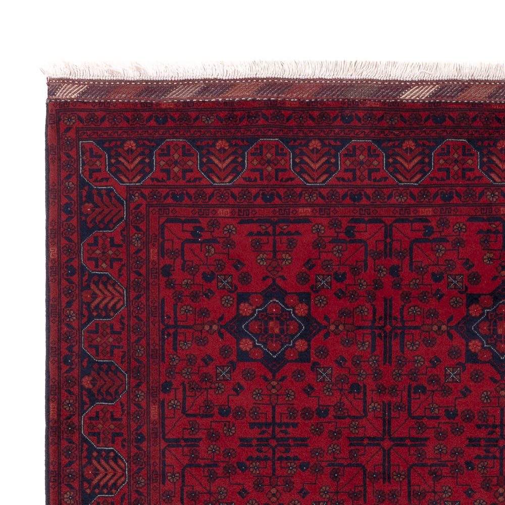 Afghan Rug - Royal - 199 x 150 cm - red