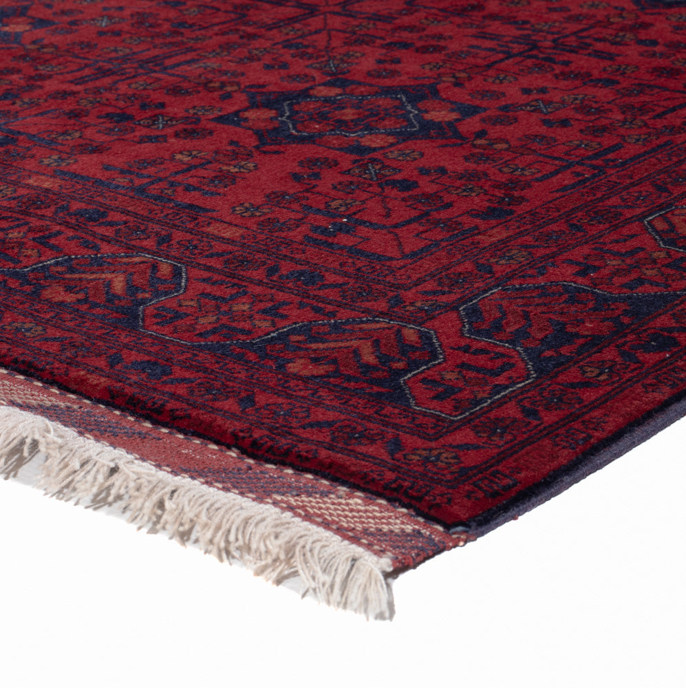 Afghan Rug - Royal - 199 x 150 cm - red