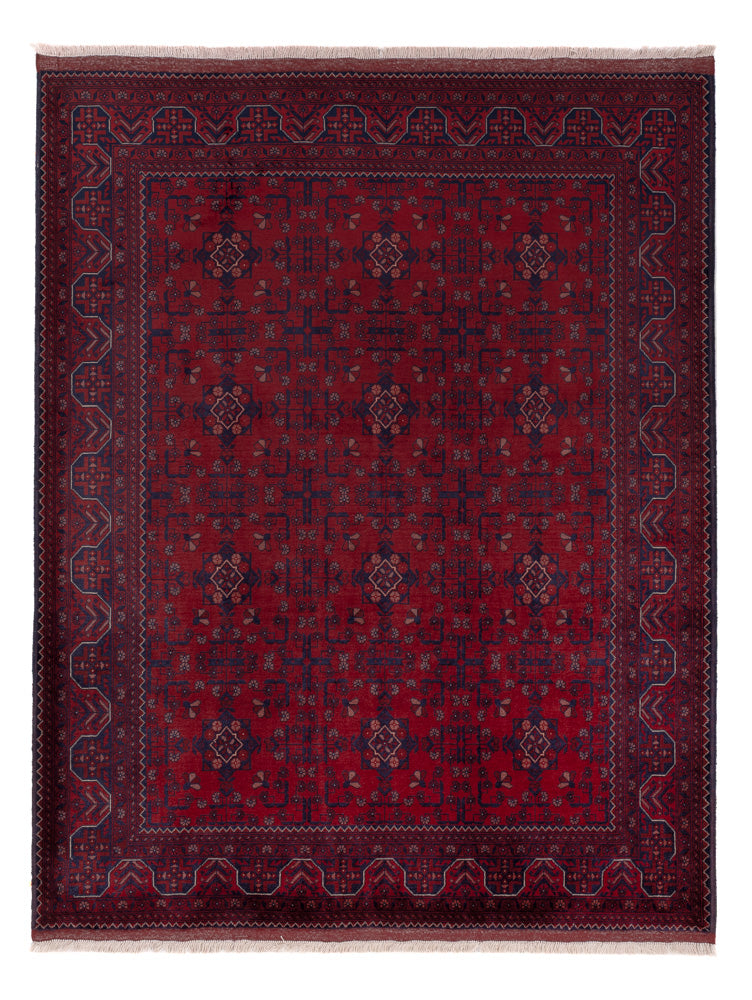 Afghan Rug - Royal - 200 x 154 cm - red