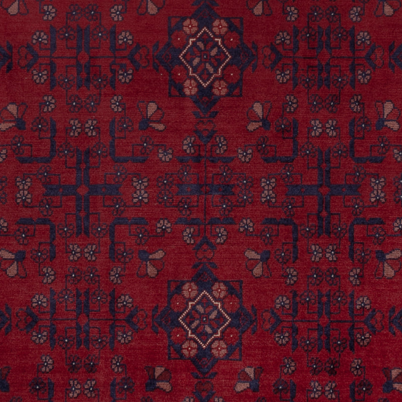 Afghan Rug - Royal - 200 x 154 cm - red