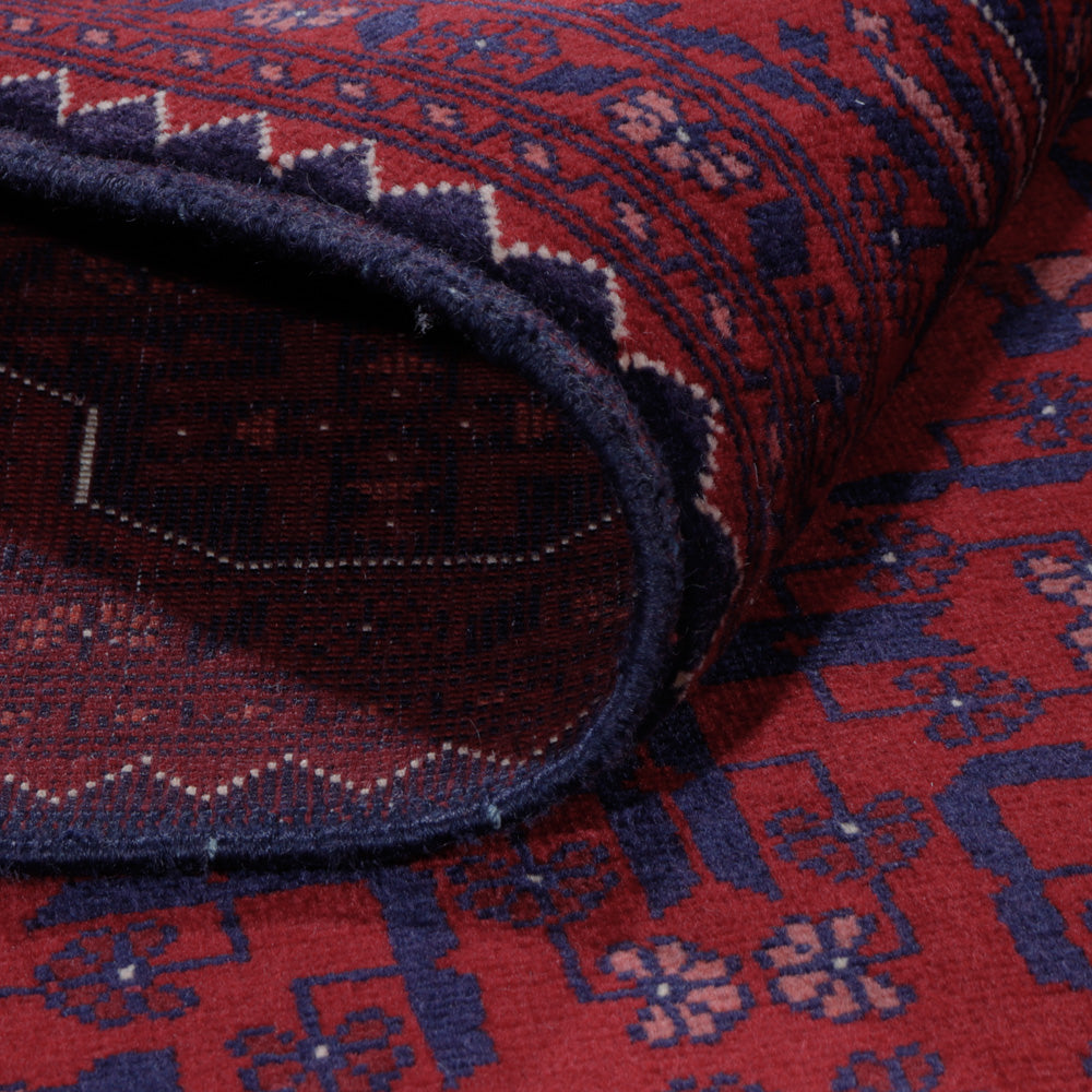 Afghan Rug - Royal - 200 x 154 cm - red