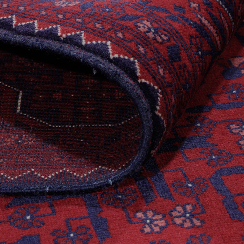 Afghan Rug - Royal - 200 x 154 cm - red