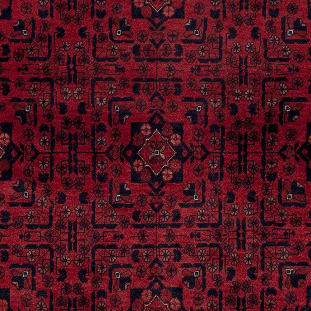 Afghan Rug - Royal - 196 x 148 cm - red