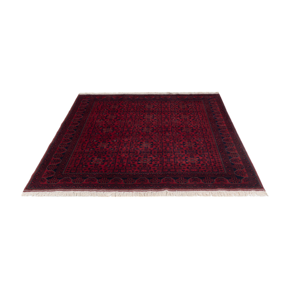 Afghan Rug - Royal - 196 x 148 cm - red