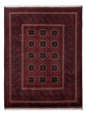 Afghan Rug - 197 x 151 cm - red