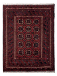 Afghan Rug - 197 x 151 cm - red