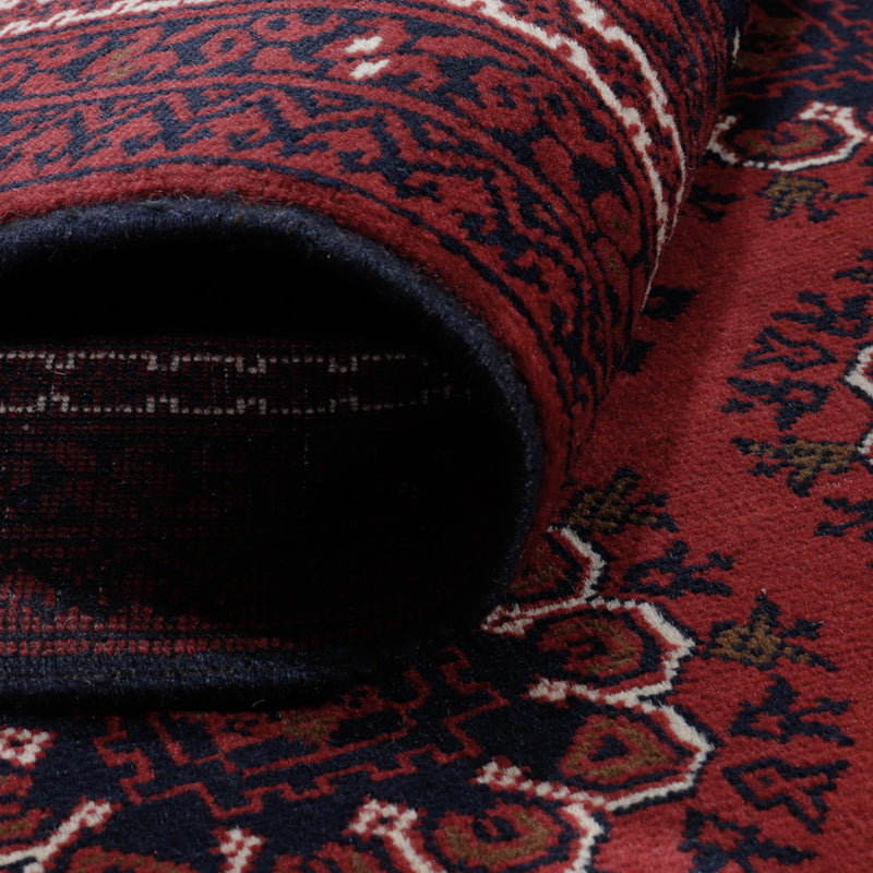 Afghan Rug - 197 x 151 cm - red