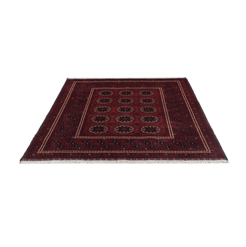Afghan Rug - 197 x 151 cm - red