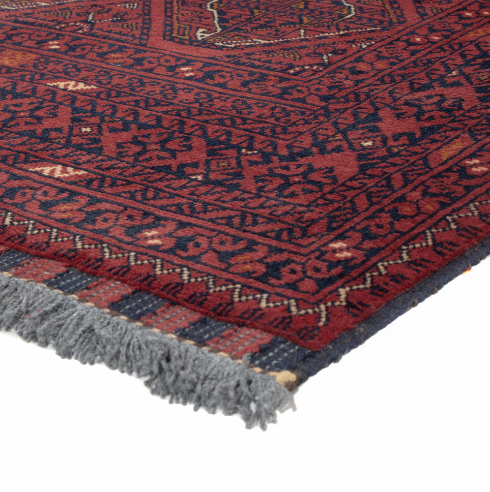 Afghan Rug - 191 x 151 cm - red