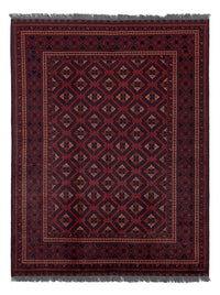Afghan Rug - 195 x 147 cm - red