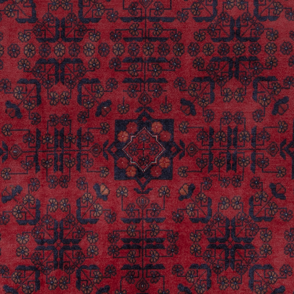 Afghan Rug - Royal - 190 x 151 cm - red