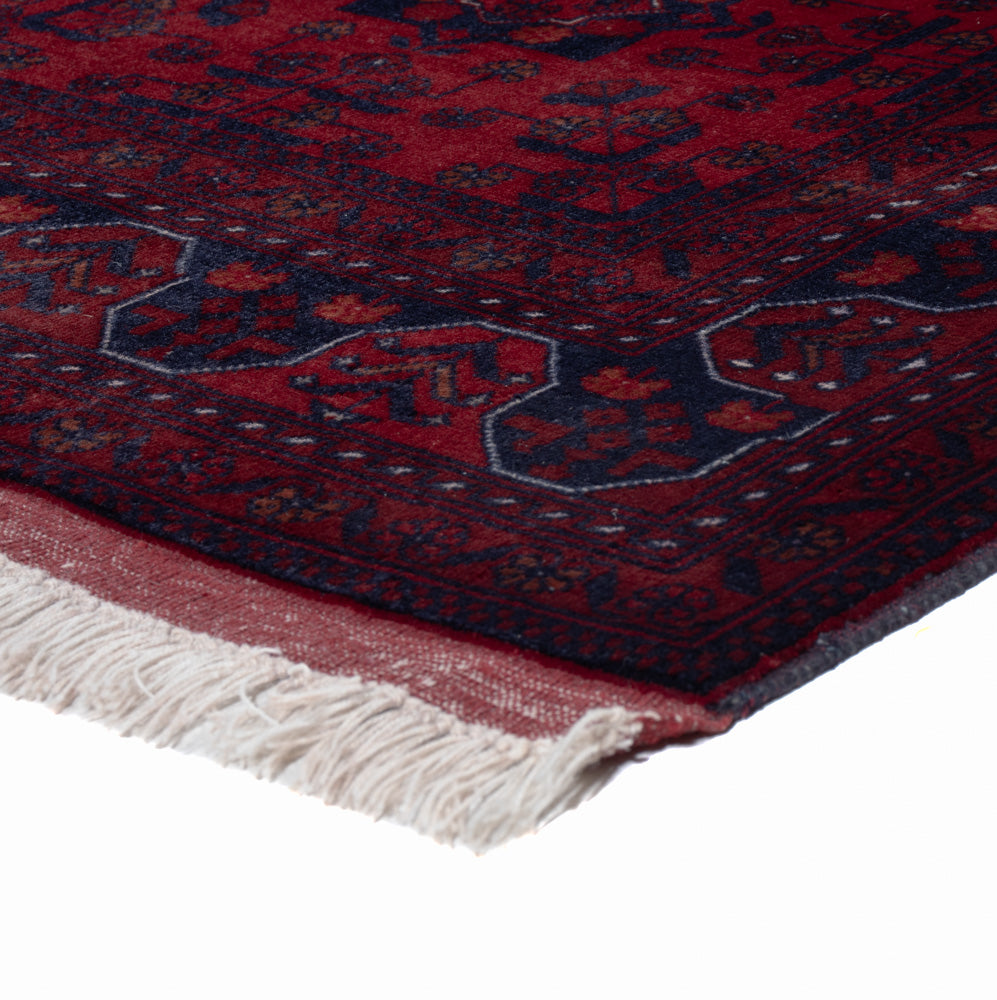Afghan Rug - Royal - 190 x 151 cm - red