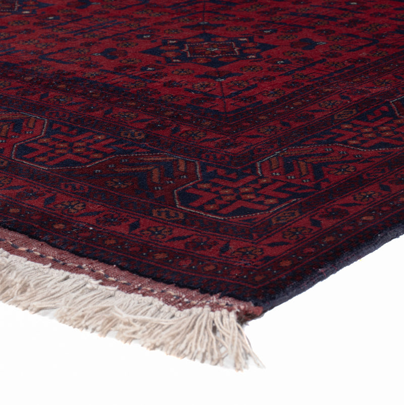 Afghan Rug - Royal - 194 x 150 cm - red