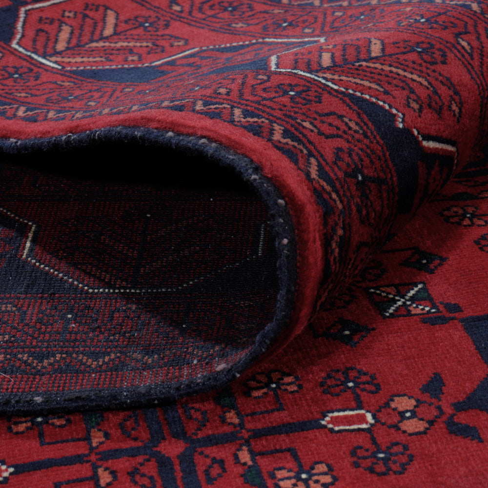 Afghan Rug - Royal - 197 x 151 cm - red