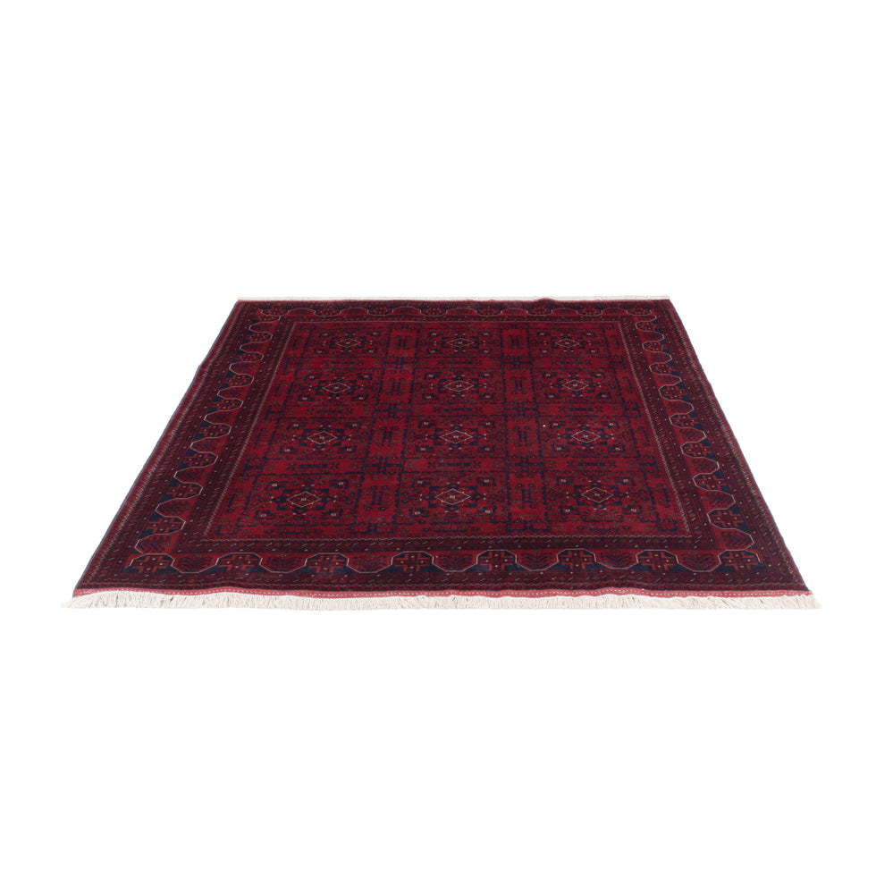 Afghan Rug - Royal - 195 x 151 cm - red