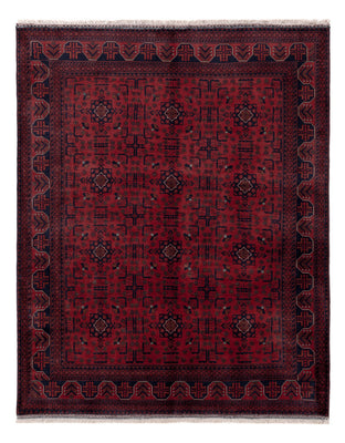 Afghan Rug - Royal - 191 x 151 cm - red