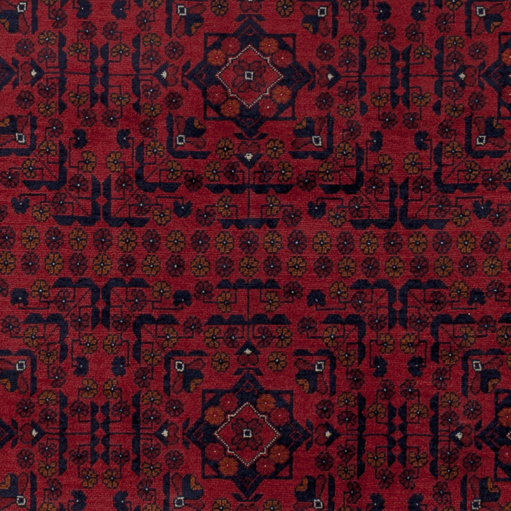 Afghan Rug - Royal - 201 x 152 cm - red