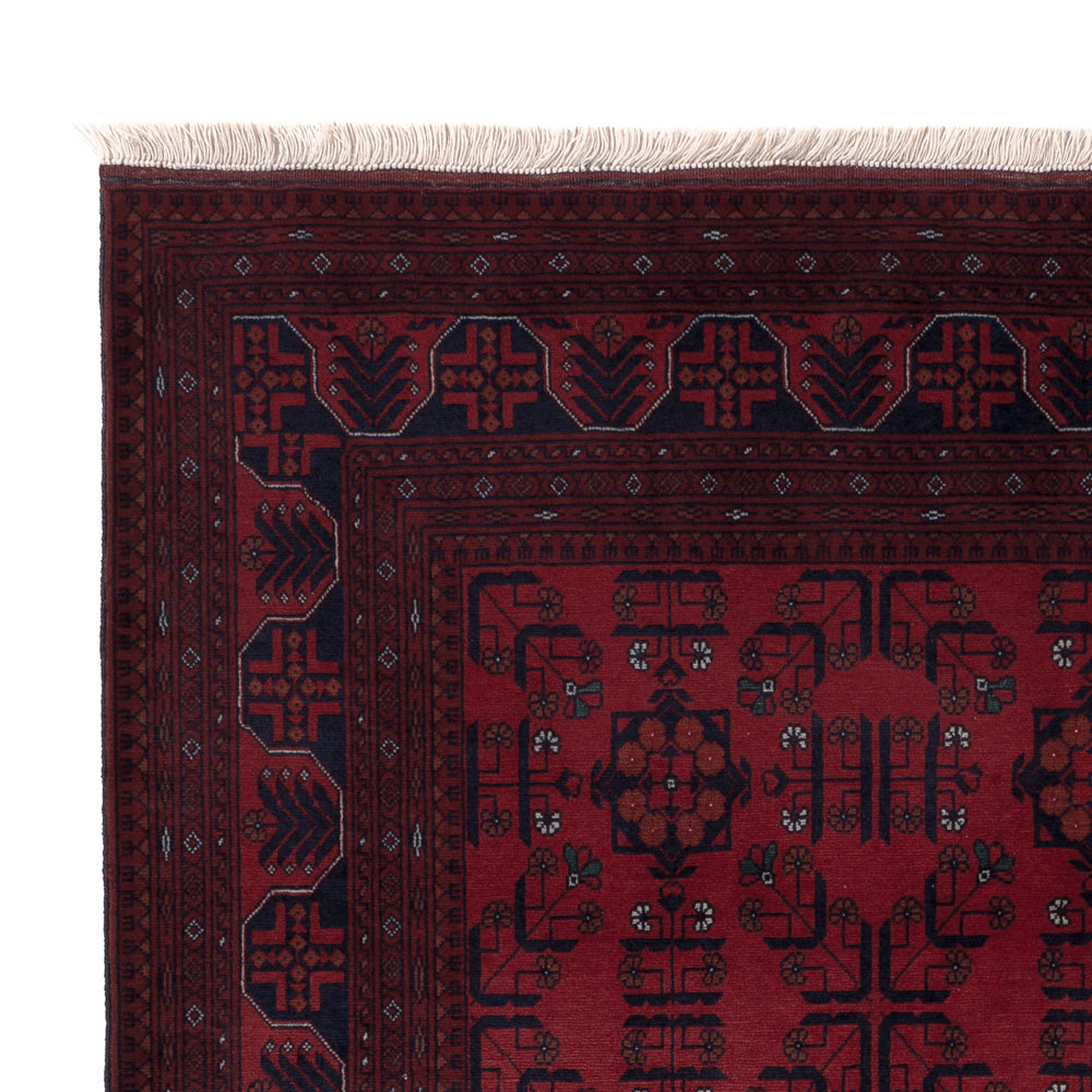 Afghan Rug - Royal - 198 x 150 cm - red