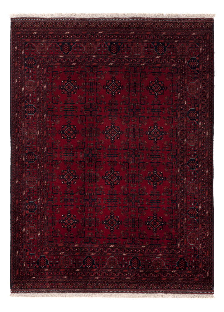 Afghan Rug - Royal - 197 x 149 cm - red