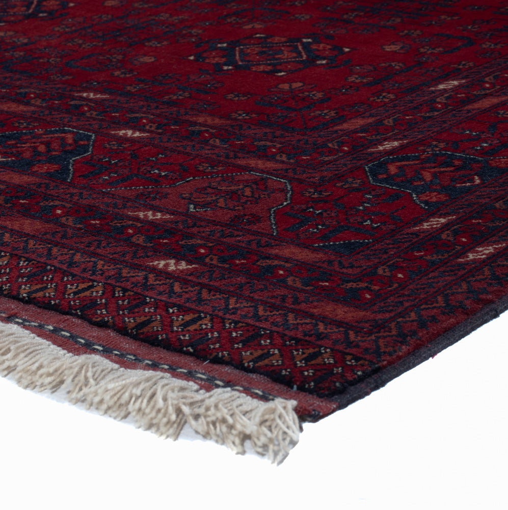 Afghan Rug - Royal - 197 x 149 cm - red