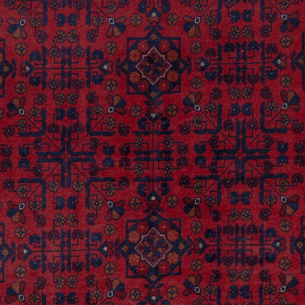 Afghan Rug - Royal - 203 x 147 cm - red