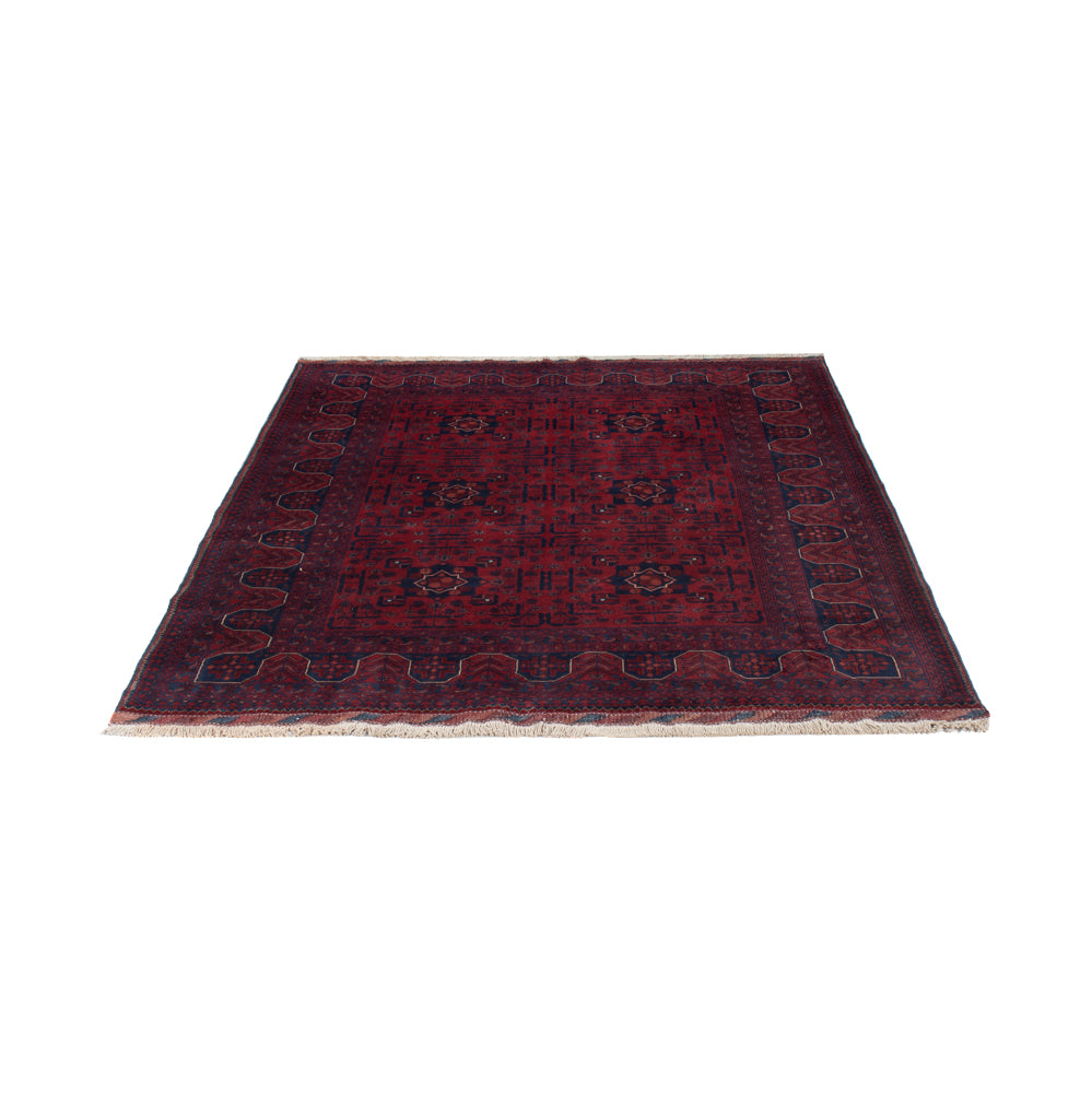 Afghan Rug - Kunduz - 196 x 154 cm - red