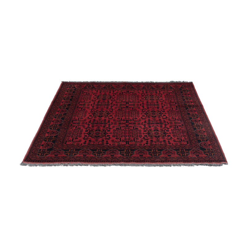 Afghan Rug - Kunduz - 197 x 154 cm - red