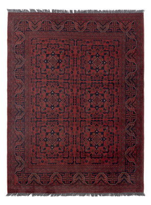 Afghan Rug - Kunduz - 198 x 148 cm - red