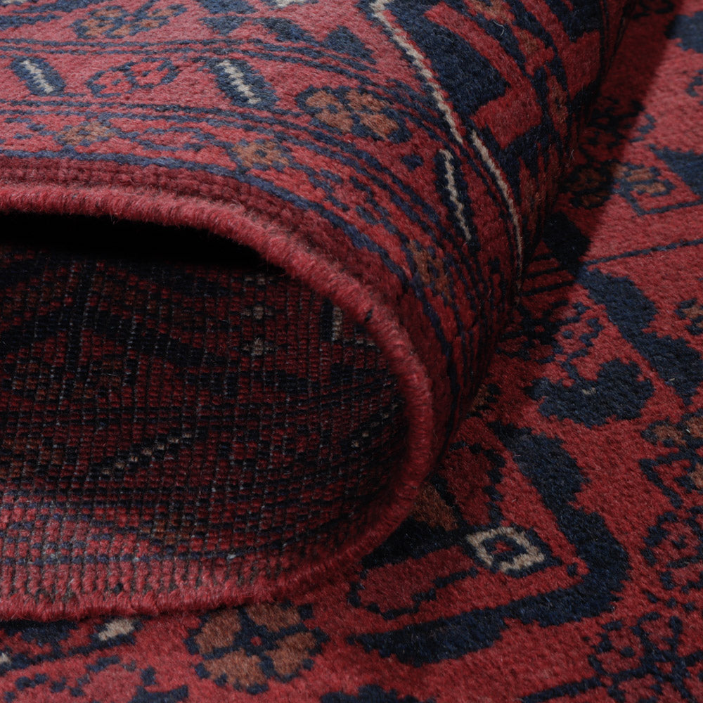 Afghan Rug - Kunduz - 198 x 148 cm - red
