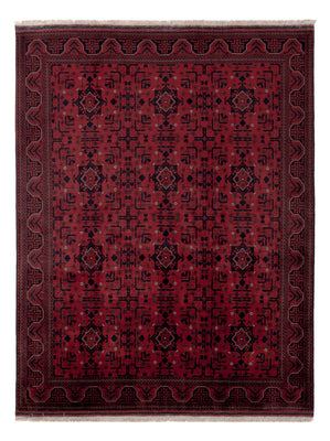 Afghan Rug - Royal - 193 x 149 cm - red