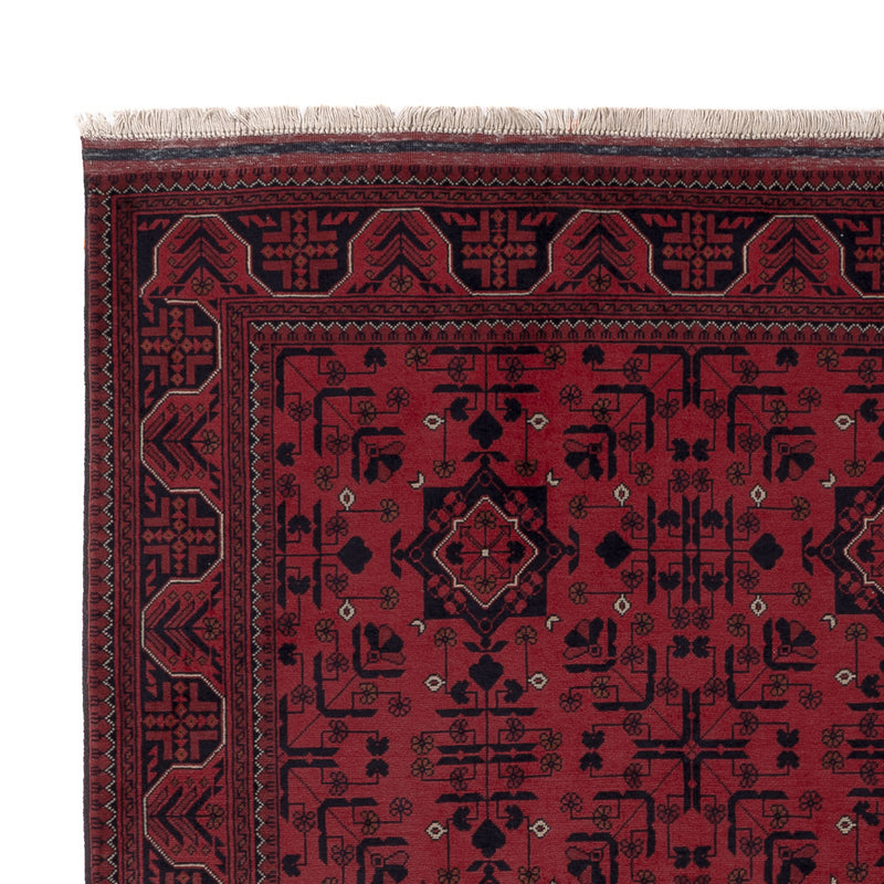 Afghan Rug - Royal - 193 x 149 cm - red