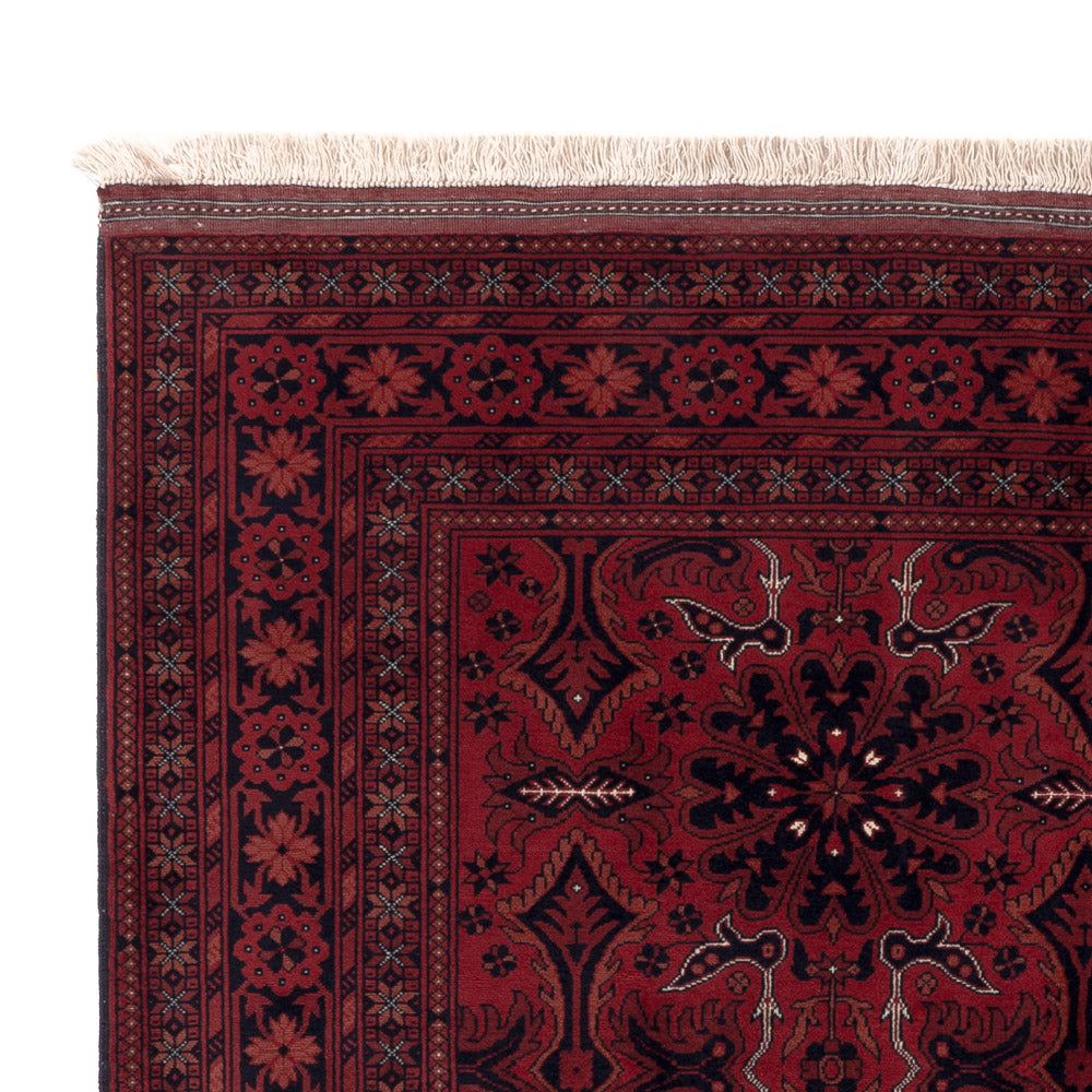 Afghan Rug - Royal - 187 x 150 cm - red