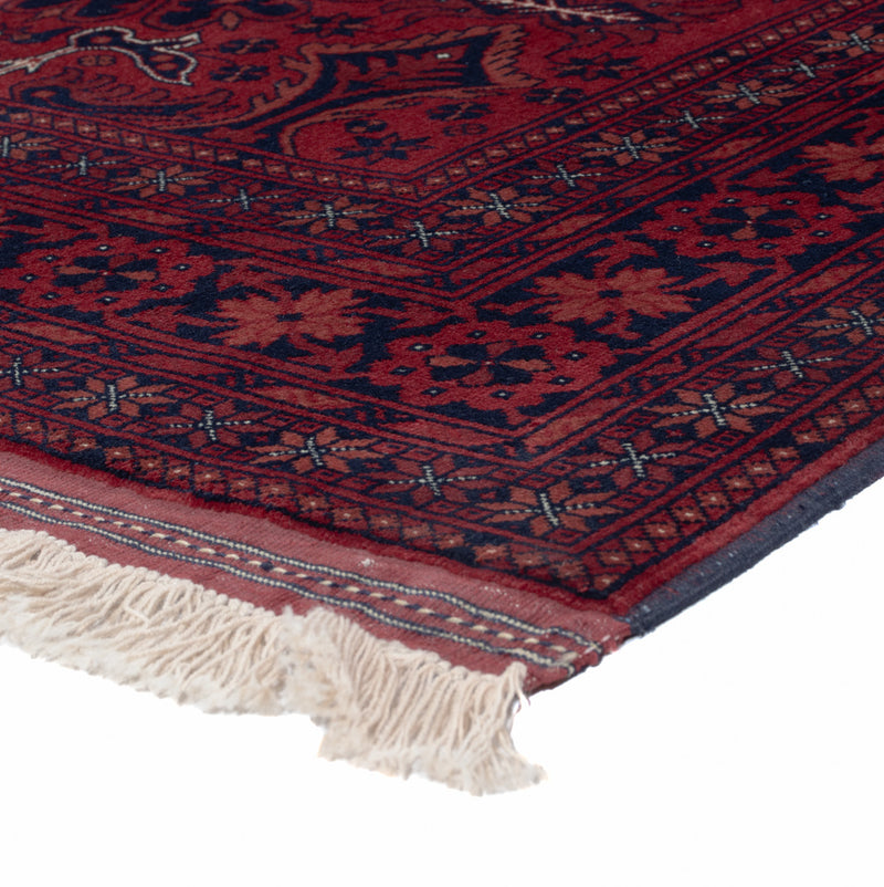 Afghan Rug - Royal - 187 x 150 cm - red