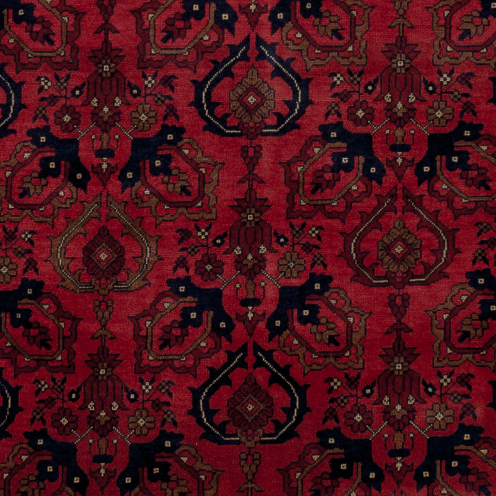Afghan Rug - Royal - 195 x 152 cm - red