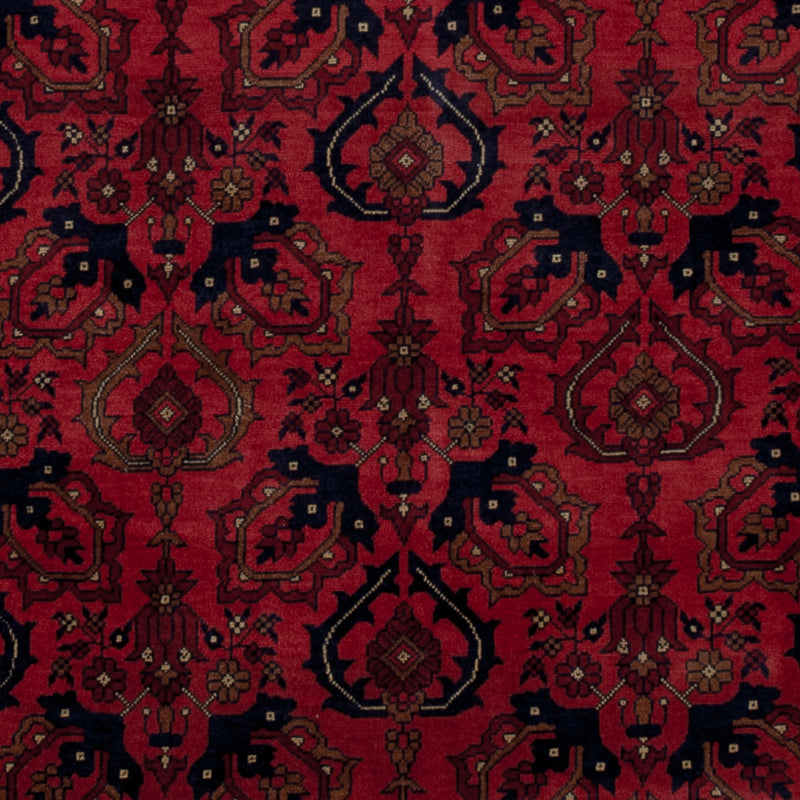 Afghan Rug - Royal - 195 x 152 cm - red